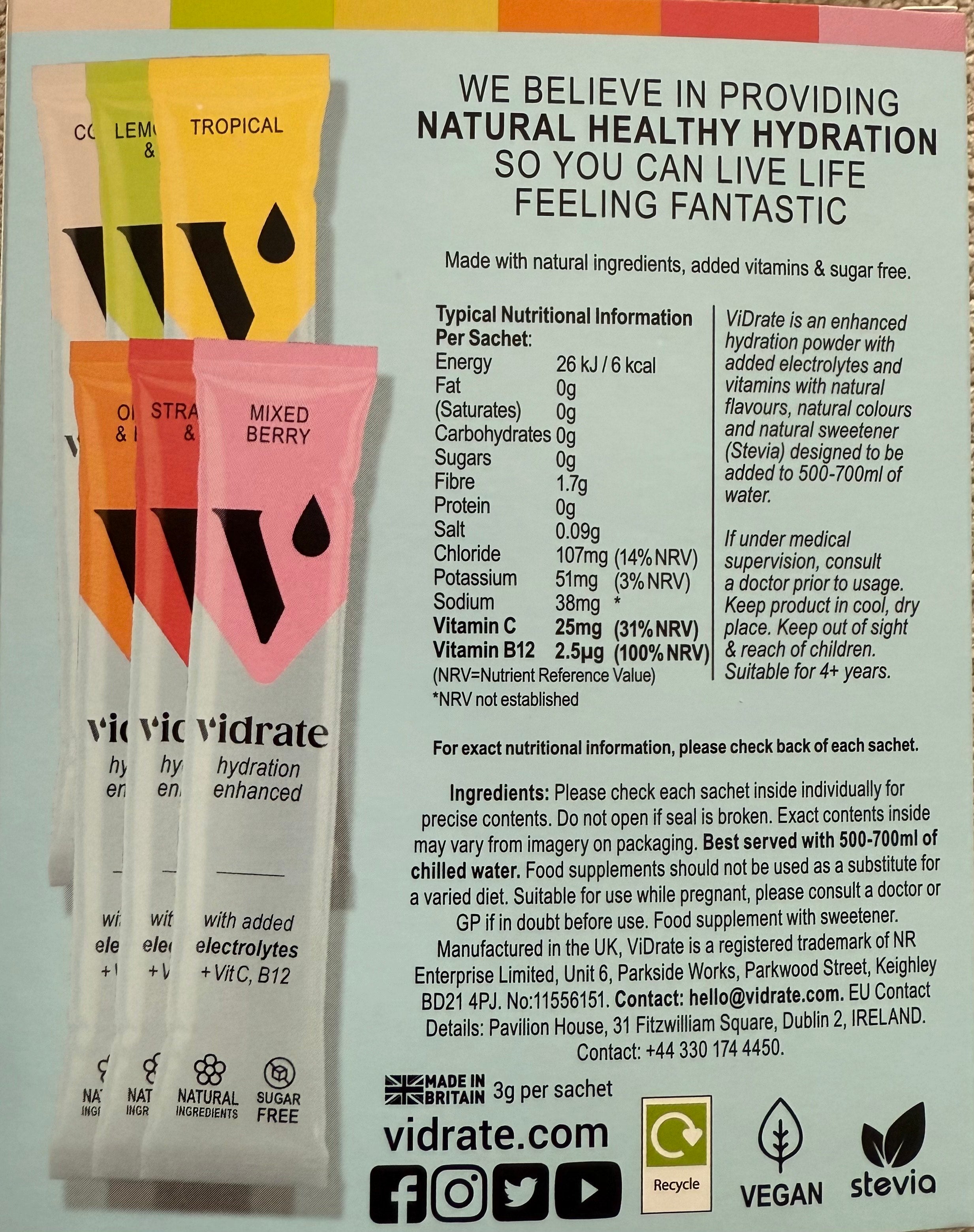 Vidrate 10 Pack - Variety