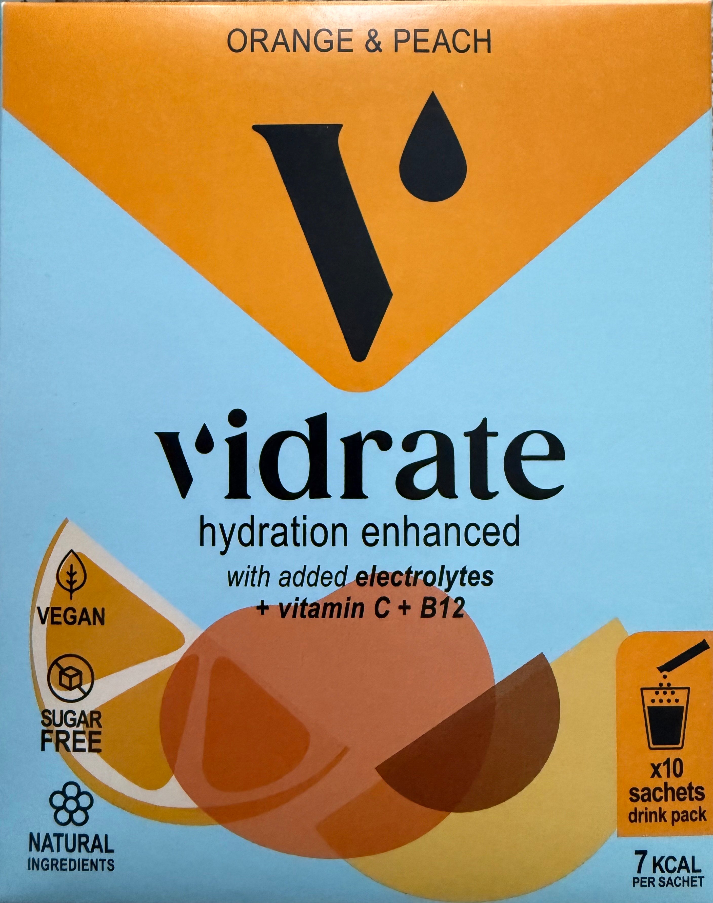 Vidrate 10 Pack - Orange & Peach